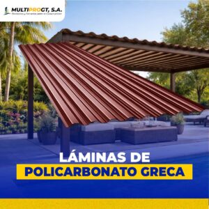 Lámina de policarbonato Greca